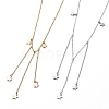 304 Stainless Steel Pendant Necklaces NJEW-L166-13-1