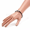 2Pcs 2 Color Enamel Yin Yang Beaded Cord Bracelets Set BJEW-JB08157-3