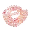 Transparent Glass Beads Strands X-GLAA-T023-4mm-A06-2