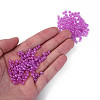 6/0 Imitation Jade Glass Seed Beads SEED-N004-006-03-5