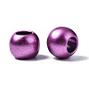 Matte Spray Painted Acrylic European Beads ACRP-TD001-03A-05-3