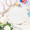 4Pcs 4 Styles Bamboo Cross Stitch Embroidery Hoops DIY-HY0001-76-5