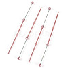 4Pcs DIY Alloy Beadable Crochet Hooks AJEW-TA0003-50D-2