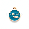 Alloy Enamel Pendants ENAM-S124-01B-05F-3