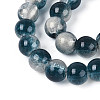 Transparent Crackle Glass Bead Strands GLAA-T025-8mm-02D-3