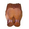 Wooden Buddha Hand Display Decorations AJEW-WH0304-38-2