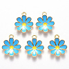 Alloy Enamel Pendants ENAM-S121-116E-2