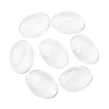 Transparent Oval Glass Cabochons GGLA-R022-35x25-4