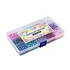 15 Colors Glass Pearl Beads HY-X0010-6mm-01-3