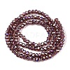 Electroplate Glass Beads Strands EGLA-A044-T1mm-B13-3