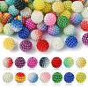 80Pcs 14 Styles Imitation Pearl Acrylic Beads OACR-FS0001-63-1