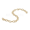 3.28 Feet Brass Textured Cable Chains X-CHC-K010-02G-2