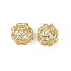 Brass Micro Pave Cubic Zirconia Beads KK-C093-08G-01-1