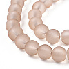Baking Paint Transparent Glass Bead Strands GLAA-S031-4mm-26-A-3