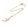 304 Stainless Steel Pendant Necklaces NJEW-T018-23G-3