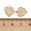 Brass Micro Pave Cubic Zirconia Multi-Strand Links KK-F906-21G-3