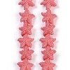 Synthetic Coral Dyed Carved Beads Strands X-CORA-K009-06A-08-1