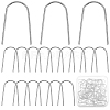 SUNNYCLUE 100Pcs 316 Surgical Stainless Steel Earring Hooks STAS-SC0006-30-1