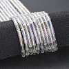 Electroplate Glass Beads Strands EGLA-K014-B-AB01-2