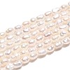Natural Cultured Freshwater Pearl Beads Strands PEAR-T006-08-2