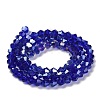 Transparent Electroplate Glass Beads Strands LS-GLAA-F029-2mm-A06-2