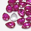 Pointed Back Glass Rhinestone Cabochons RGLA-T081-6x8mm-09-1