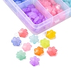 200Pcs 10 Colors Imitation Jelly Acrylic Beads MACR-YW0001-97-2