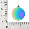 Ion Plating(IP) 304 Stainless Steel Pendants STAS-I311-33H-RC-3