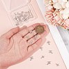 40Pcs 2 Styles Zinc Alloy Rhinestone Cabochons FIND-CP0002-11-3