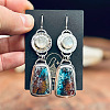 Alloy Enamel Dangle Earrings FS-WG6E131-01-1
