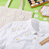 60Pcs 4 Styles Daisy Polyester Embroidery Cloth Iron On/Sew On Patches DIY-GA0008-79-4