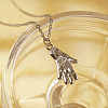 Stainless Steel Palm Pendant Necklaces for Women TL7649-2-1