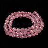 Natural  Rose Quartz Beads Strands X-G-L104-6mm-01-2