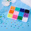 72G 12 Colors Opaque Acrylic Beads SACR-TA0001-54-5