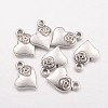 Tibetan Style Alloy Charms Pendants TIBEP-A124433-AS-FF-1
