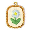 304 Stainless Steel with Cloth Pendants FB-OY001-04G-1