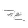SHEGRACE Brass Pave Cubic Zirconia Earring Findings XGRQ4S090-743P-2