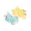 Luminous Transparent Resin Pendants RESI-Z043-02P-4