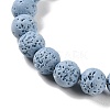 Synthetic Lava Rock Dyed Beads Strands G-H311-08C-06-4