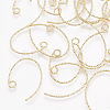 Brass Earring Hooks X-KK-S348-032-2