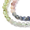 Natural & Synthetic Mixed Gemstone Beads Strands G-D080-A01-03-07-3