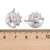 304 Stainless Steel Rhinestone Pendants STAS-Z166-24P-10-3