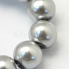 Baking Paint Glass Pearl Bead Strands HY-Q003-3mm-34-3