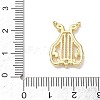Brass Micro Pave Clear Cubic Zirconia Pendants KK-D289-01G-03-3