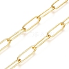 Soldered Brass Paperclip Chains CHC-D025-03G-01-2
