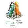 100Pcs Polyester Cord Mobile Straps MOBA-FS0001-02F-4