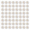 100Pcs Crackle Transparent Glass Beads GLAA-TADJ0001-12J-1