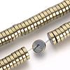 Electroplate Non-magnetic Synthetic Hematite Beads Spacers Strands G-Q486-74H-1