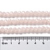 Baking Painted Imitation Jade Glass Bead Strands X-DGLA-A034-J6MM-A41-5