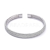 Unisex 304 Stainless Steel Mesh Bangles BJEW-M284-11-2